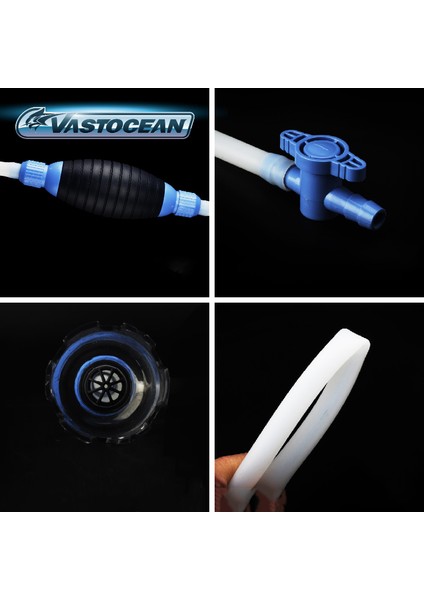 Vastocean Silikon Boru Değiştirme Su Yıkama Balık Tankı Temizleme Aracı Genel (Yurt Dışından)