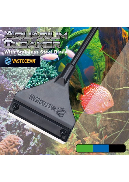 10 Adet Bıçak Stili 1 Ünite Vastocean Alüminyum Magnezyum Alaşımlı Akvaryum Kazıyıcı Yosun Temizleme Bıçağı Yosun Kazıyıcı Temizleme Aracı Temizleme Aracı (Yurt Dışından) modelleri