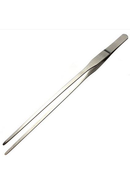 Düz Cımbız Stili En Iyi Promosyon Universal 27CM Akvaryum Bitkisi Karides Mercan Tankı Düz Cımbız Paslanmaz Çelik Taşlı Cımbız (Yurt Dışından)