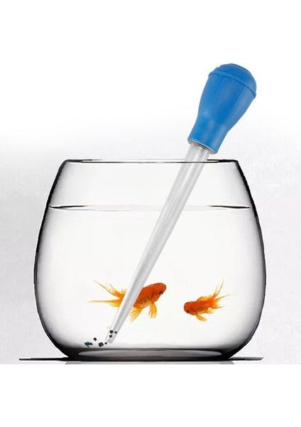 Mavi Stil 30 ml Akvaryum Temizleme Aracı Damlatıcı Balık Tankı Sifon Pompası Su Değiştirme Akvaryum Pipeti Mangal Aracı Temizleyici Pompası (Yurt Dışından) modelleri