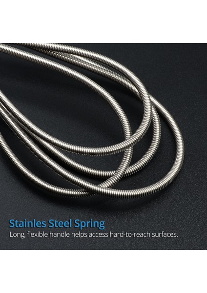 Mavi Bir Fırça Stili 90CM Yeni Akvaryum Temizlik Fırçası Su Filtresi Llily Boru Hava Tüpü Hortum Paslanmaz Çelik Esnek Çift Uçlu Hortum Fırçası Balık Tankı (Yurt Dışından) indirimleri