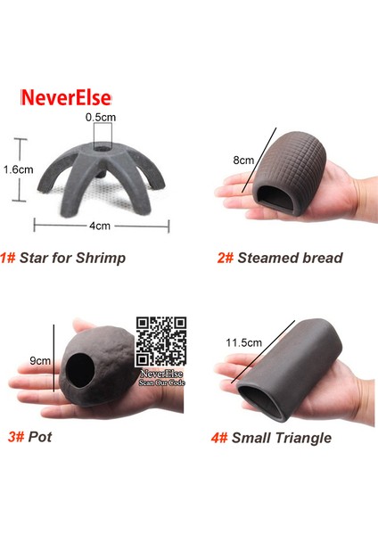 8. T Boru Stili Resim Olarak Akvaryum Seramik Karides Barınak Balık Tankı Gizleme Irk Mağara Evi Betta Crayflid Fry Küçük Balık Yengeç Korumak Için 12 Tür (Yurt Dışından) indirimleri