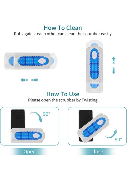 Mavi Stil S Beden Manyetik Akvaryum Temizleyici Balık Tankı Fırçası Manyetik Fırça Akvaryum Tankı Balık Araçları Yüzen Fırça Cam Yosun Temizleme Kazıyıcı (Yurt Dışından) indirimleri