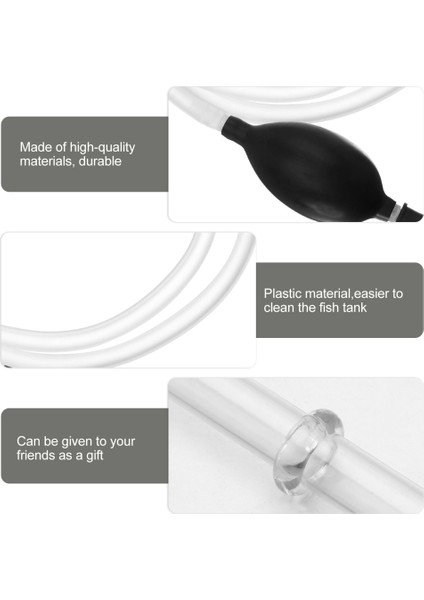 Çeşitli Renk Stili 10X4CM 1 Takım Balık Tankı Sifon Su Değiştirme Aracı Akvaryum Su Değiştirici Mini Su Değiştirici Mağaza Için (Yurt Dışından) fırsatları