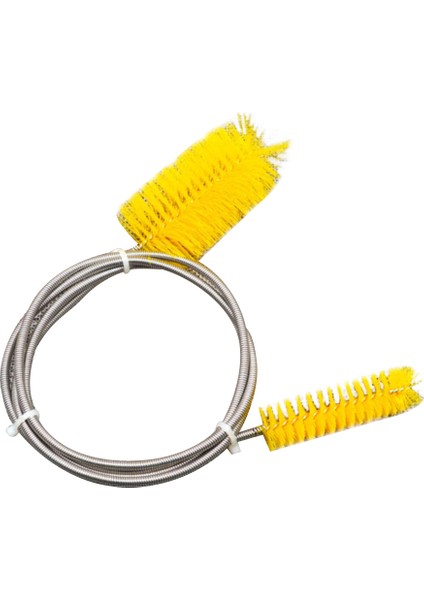 Sarı Stil 200CM Esnek Balık Tankı Filtre Pompa Hortum Fırça Temizleyici Tüp Temizleme Fırçası Akvaryumlar Çift Başlı Fırça Pet Temizlik Malzemeleri (Yurt Dışından)