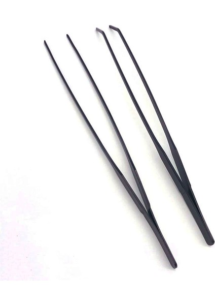 Düz Cımbız Stili 27CM 27 cm Siyah Paslanmaz Çelik Kavisli Akvaryum Maşası Akvaryum Bitkileri Maşa Düz Balık Tankı Temizleyici Akvaryum Aksesuarları (Yurt Dışından) fiyatları