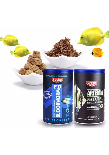 Artemia Stili 200ML Yee Dondurularak Kurutulmuş Artemia Salina Kırmızı Kan Solucan Balık Yemi Her Türlü Tropikal Akvaryum Küçük Yemi (Yurt Dışından) fiyatları