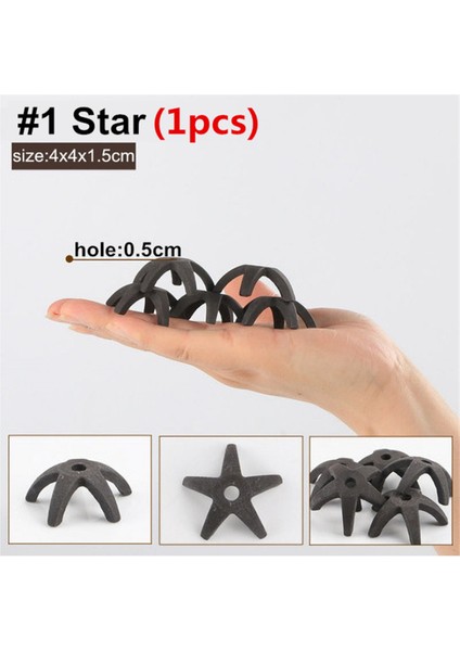 No 1 Tarzı 1 Parça Eramic Ev Barınak Akvaryum Dekorasyonu Küçük Balık Tankı Karides Balık Gizleme Mağarası Süsleme Yosun Çim Taşıyıcı Pot Dekor (Yurt Dışından)