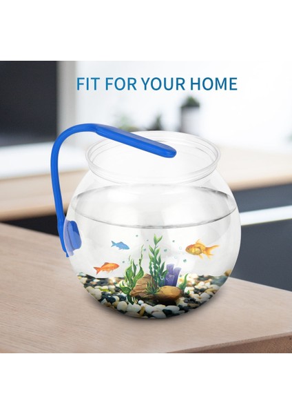 P4 Stili S Beden Balık Kasesi Plastik L M S Boyutları Masaüstü Akvaryum Tankları Betta ve Tüm Mini Balıklar Için Yuvarlak Dayanıklı Balık Tankı (Yurt Dışından) fırsatları