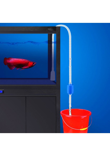 140CM Tarzı 1pc Manuel Temizlik Vakum Su Değiştirme Değiştirici Uzunluklu Sifon Pompası Boru Balık Tankı Filtre Makaleler Ev Akvaryum Temizleme Aracı (Yurt Dışından) modelleri