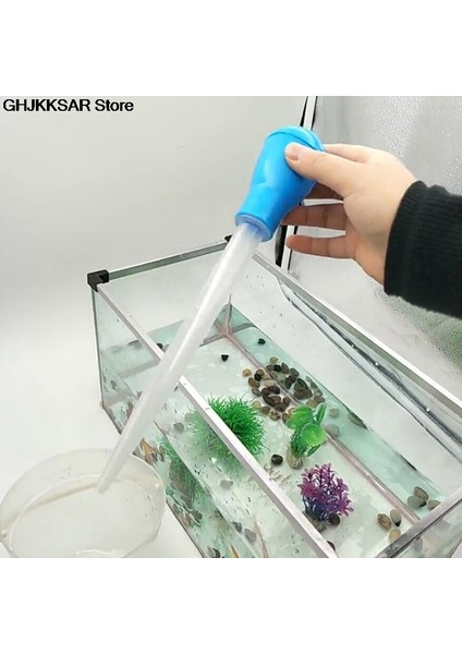 Beyaz Stil 43CM Uzunluk 50ML 1 Adet cm ml Pipet Balık Tankı Sifon Pompası Su Değiştirici Akvaryum Pipet Barbekü Aracı Malzeme Tüpü Akvaryum Temizlik Aracı (Yurt Dışından) fırsatları
