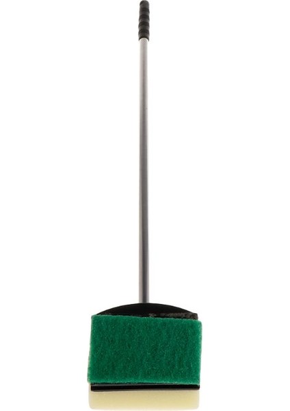 Yeşil Stil 2021 Yeni Temizlik Fırçası Çift Yüzlü Sünger Akvaryum Cam Yosun Temizleyici Kazıyıcı Uzun Çelik Sap Temizleyici Aracı (Yurt Dışından)