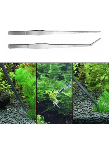 Eğri Cımbız Stili 38CM 27CM 38CM Paslanmaz Çelik Kavisli Akvaryum Cımbızı Akvaryum Bitkileri Cımbızı Düz Balık Tankı Temizleyici Akvaryum Aksesuarları (Yurt Dışından) fiyatları