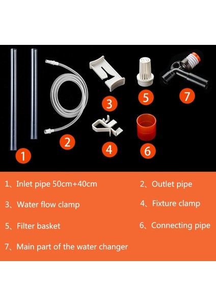 Beyaz Stil Akvaryum Su Değiştirici Manuel Emme Cihazı Kum Yıkama Pompası Temizlik Aracı (Yurt Dışından) fiyatları