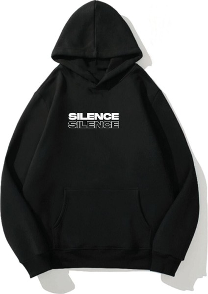 Silence Oversize Hoodie Kapüşonlu Erkek Sweatshirt fiyatları