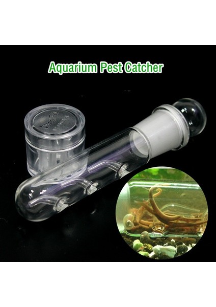 Çift Stil Akvaryum Solucan Tuzak Balık Tankı Zararlı Yakalayıcı Cam Şeffaf Sülük Yakalayıcı Planaryan Düz Solucan Akvaryum Su Ürünleri Temizleyici (Yurt Dışından) fiyatları