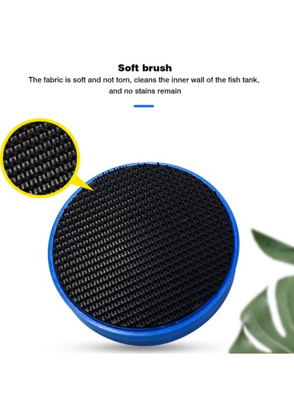 Mavi Stil Akvaryum Balık Tankı Manyetik Temiz Fırça Cam Pencere Alg Temizleyici Temizleyici Sünger Fırça Plastik Sünger Aksesuarları (Yurt Dışından) fiyatları