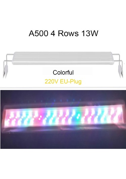 A500-C Eu-Fiş Stili Süper Ince LED Akvaryum Aydınlatma Su Bitkisi Işıkları Uzatılabilir Su Geçirmez Klipsli Balık Tankı Için Lamba Üzerinde (Yurt Dışından)