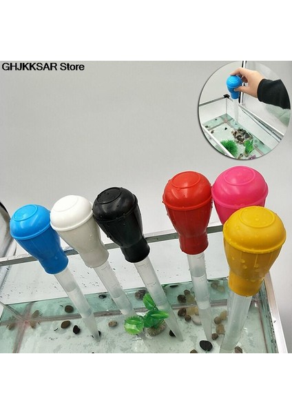 Kırmızı Stil 43CM Uzunluk 50ML 1 Adet cm ml Pipet Balık Tankı Sifon Pompası Su Değiştirici Akvaryum Pipet Barbekü Aracı Malzeme Tüpü Akvaryum Temizlik Aracı (Yurt Dışından) fiyatları