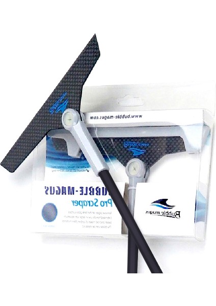 Yedek Bıçak Stili Kabarcık Magus Bm Karbon Fiber Paslanmaz Balık Tankı, Genişletilmiş Kazıyıcılı Deniz Suyu Fırçası Yosun ve Yosun Temizleme Aracı (Yurt Dışından)