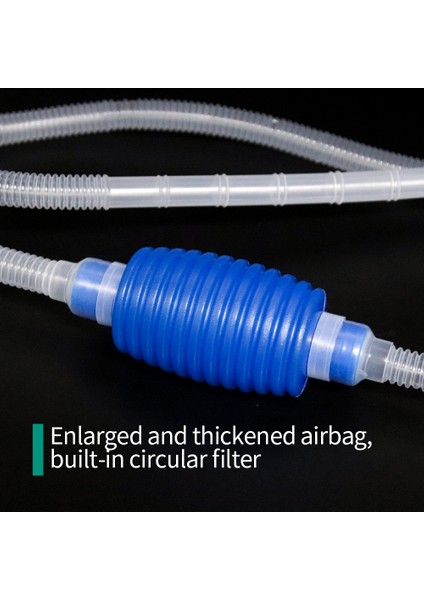 150CM Tarzı Yeni Akvaryum Sifon Balık Tankı Yarı Otomatik Su Değiştirici Vakum Süpürge Pompa Çakıl Su Filtresi Temizleyici Filtre Nozulu ile (Yurt Dışından) fırsatları