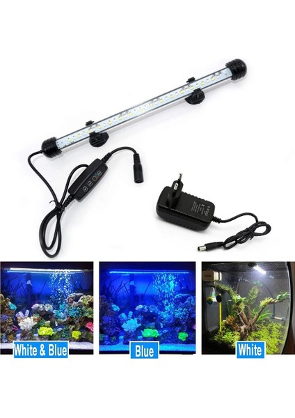 28CM 30LEDS Ab Fiş Stili cm Kısılabilir Balık Tankı Işık Zamanlayıcı LED Akvaryum Işığı Su Geçirmez LED Işık Çubuğu Sopa Sualtı Balık Lambası Akvaryumlar Dekor (Yurt Dışından)