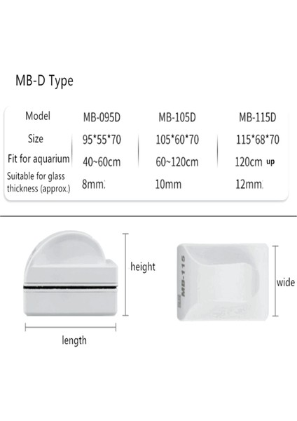 Beyaz Stil S(MB-085) Hongyı Yüzen Manyetik Fırça Akvaryum Balık Tankı Cam Yosun Kazıyıcı Temizleyici Aracı Akvaryum Cam Silecek Temizleme Aracı (Yurt Dışından) indirimleri