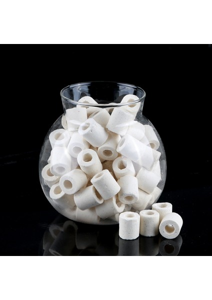 Yollow Gözenekli Yüzük Stili 500G Akvaryum Balık Tankı Filtre Malzemesi Seramik Halkalar Aktif Karbon Berrak Su ile Ücretsiz Ağ Çanta Akvaryum Aksesuarları (Yurt Dışından) fırsatları