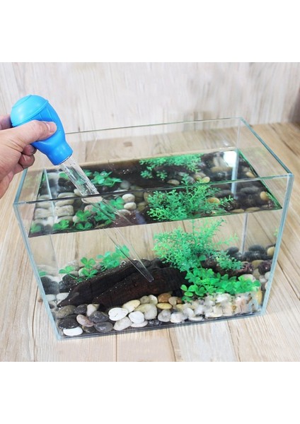 Mavi Stil Akvaryum Temizleyici Çakıl Vakumu Balık Tankı Sifon Pompası Su Değiştirmek Için (Yurt Dışından) modelleri