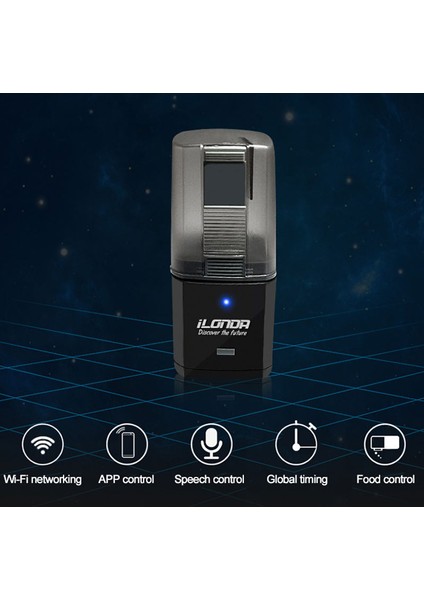 Wıfı Siyah Stili Yok Otomatik Akvaryum Balık Tankı Besleyici Zamanlamawifi Kablosuz Akıllı Telefon Uzaktan Kumanda Balık Tankı Dağıtıcı (Yurt Dışından) fiyatları