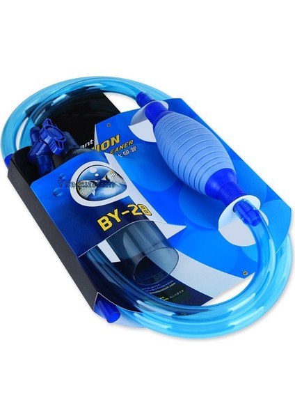 2.5 Metre Uzunluğunda Tüp Stili L Beden Akvaryum Sifon Pompası Taş Temizleyici Temizlik Araçları Pvc Yarı Otomatik Vakum Temizleyici Süzgeçli Balık Tankı Için (Yurt Dışından) fiyatları