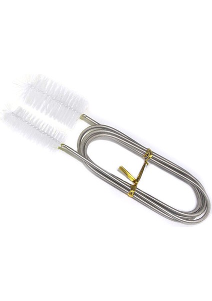 Beyaz Stil Dış Filtre Su Boru Temizleme Fırçası Araçları Paslanmaz Çelik Esnek Kıllar Çift Başlı Temizleyici Balık Tankı Filtresi Için (Yurt Dışından)