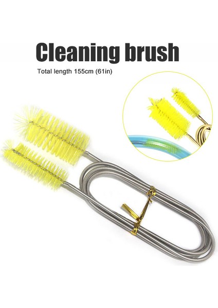 Beyaz Stil Dış Filtre Su Boru Temizleme Fırçası Araçları Paslanmaz Çelik Esnek Kıllar Çift Başlı Temizleyici Balık Tankı Filtresi Için (Yurt Dışından) fiyatları