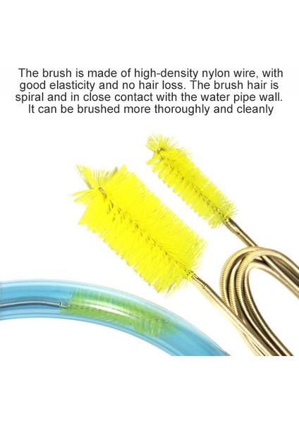 Beyaz Stil Dış Filtre Su Boru Temizleme Fırçası Araçları Paslanmaz Çelik Esnek Kıllar Çift Başlı Temizleyici Balık Tankı Filtresi Için (Yurt Dışından) modelleri