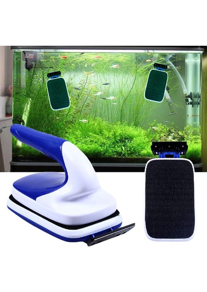 Beyaz Stil S Beden Pratik Yüzen Manyetik Fırça Akvaryum Balık Tankı Cam Yosun Temizleyici Aracı Akvaryum Manyetik Temizleyici Mıknatıslar Fırça (Yurt Dışından) indirimleri