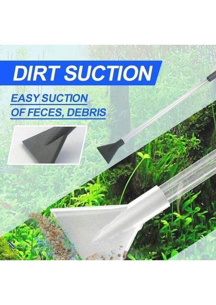 Mavi Stil Akvaryum Çakıl Temizleyici Otomatik Balık Tankı Su Değiştirici ve Temizleyici Su Değiştirici Çamur Çıkarıcı Balık Tankı Vakum Temizleyici (Yurt Dışından) indirimleri