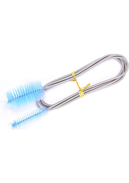 HMYHG824-BL Stili S Beden 155CM Akvaryum Temizleme Fırçası Esnek Eğri Boru Için Çift Uçlu Su Filtre Pompa Hava Tüpü Hortum Temizleyici Balık Tankı Aksesuarları (Yurt Dışından)