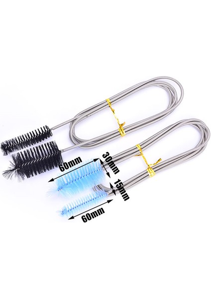 HMYHG824-BL Stili S Beden 155CM Akvaryum Temizleme Fırçası Esnek Eğri Boru Için Çift Uçlu Su Filtre Pompa Hava Tüpü Hortum Temizleyici Balık Tankı Aksesuarları (Yurt Dışından) indirimleri