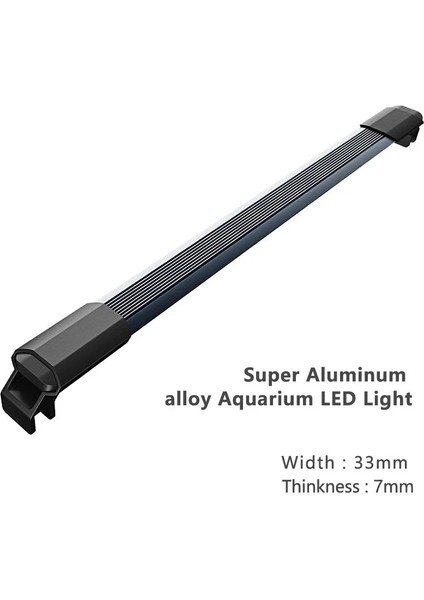 16CM Iki Stant Stili Bitki Büyümek Akvaryum Işık Resif Balık Tankı Işıkları Akvaryum Sualtı Su Geçirmez Su Bitkileri Lamba Beyaz Mavi Renk 4 (Yurt Dışından)