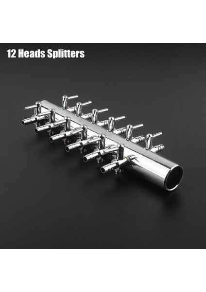 12 Kafa Bölücüler Stili 4 ~ 12 Yollu Paslanmaz Çelik Hava Borusu Distribütörü Akvaryum Balık Tankı Hava Valfi Oksijen Pompası Ayar Valfi Hortum Bölücüler (Yurt Dışından)