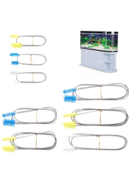 Şeffaflık Stili L Beden Tüp Temizleme Fırçası Çift Uçlu Akvaryum Filtre Pompa Boru Hortum Esnek Yeni M09 (Yurt Dışından) modelleri