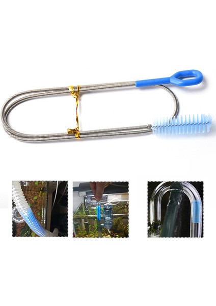 90CM Tarzı Buzdolabı Drenaj Fırçası Paslanmaz Çelik Hortum Temizleme Fırçaları Aracı Mutfak Drenaj Tüpü Akvaryum Buzdolabı (Yurt Dışından) indirimleri