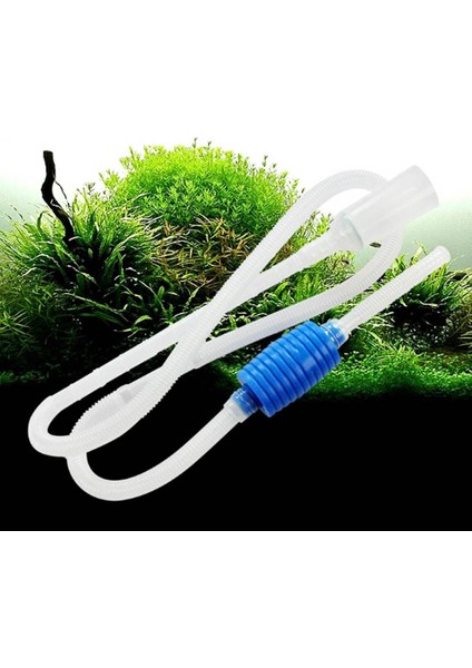 170CM Tarzı Akvaryum Su Değiştirici Sıvı Transfer Vakum Pompası Yarı-Otomatik Kum Yıkama Balık Tankı Filtre Temizleme Su Emici Emme Borusu (Yurt Dışından)