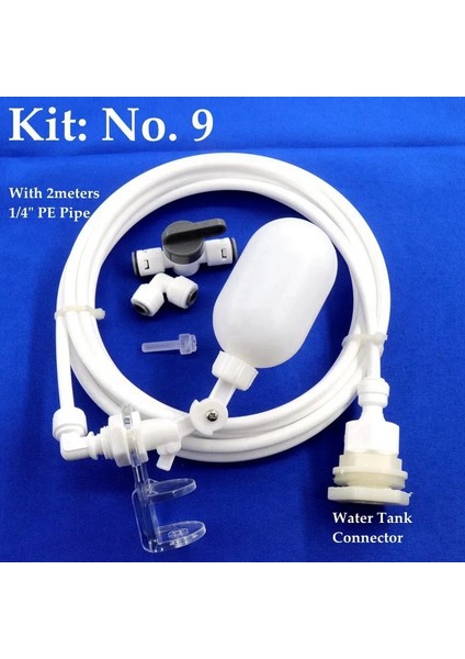 Kit No.9 Stili Balık Tankı Akrilik Nemlendirici Cihaz Otomatik Dolum Suyu Repleg Yüzer Küresel Vana Akvaryum Su Seviyesi Kontrol Kitleri (Yurt Dışından)