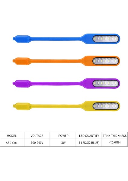 SZD-G01-MAVI Tarzı Akvaryum Lambası LED Akvaryum Işıkları Yüksek Manyetik Sabitleme Klipsi USB 360 Derece Dönebilen Parlaklık Balık Tankı Işığı Için 3W (Yurt Dışından) indirimleri