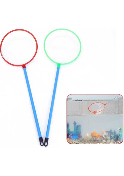 No.4 Tarzı 2 Adet Yeni 4 Boyutları Pratik Balık Ağları Akvaryum Balıkları Tankı Balık Alıcı Aksesuarları Rastgele Renk (Yurt Dışından) indirimleri