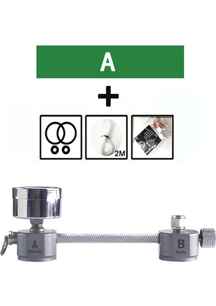 Bir Stil Co2 Jeneratör Sistem Kiti Co2 Jeneratörü, Solenoid Valfli Kabarcık Sayacı Difüzör, Sucul Bitki Büyümesi Için (Yurt Dışından)