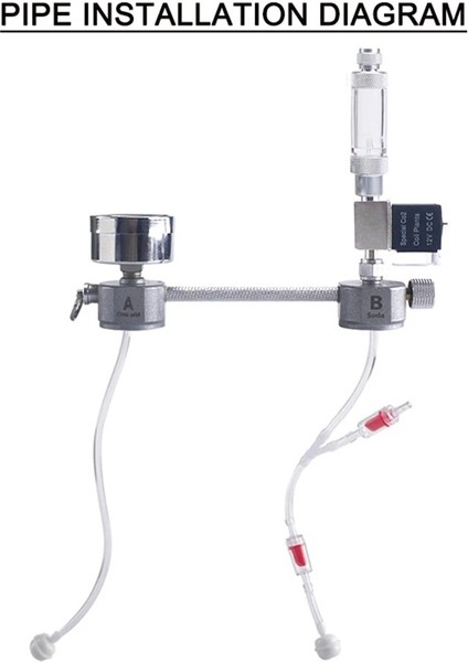 Bir Stil Co2 Jeneratör Sistem Kiti Co2 Jeneratörü, Solenoid Valfli Kabarcık Sayacı Difüzör, Sucul Bitki Büyümesi Için (Yurt Dışından) modelleri