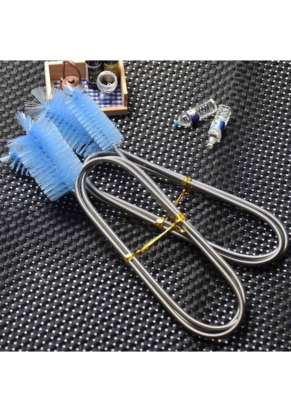 Sarı 200CM Tarzı Esnek Temizlik Tüpü Uçlu Çift Fırçalı Akvaryum Filtre Pompa Boru Hortum (Yurt Dışından) indirimleri