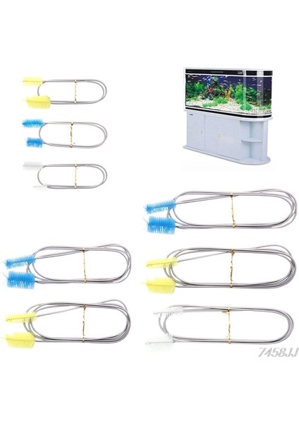 Sarı Stil L Beden Tüp Temizleme Fırçası Çift Uçlu Akvaryum Filtre Pompa Boru Hortumu Esnek Yeni G03 Dro (Yurt Dışından) modelleri